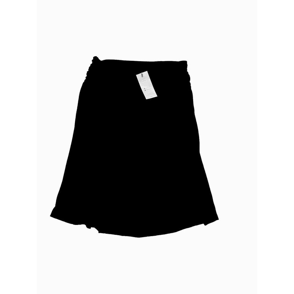 Emery Rose NEW Women's Large NWT Ruched Wideband Waist Skirt Black NWT CUTE - Picture 8 of 15